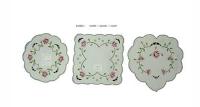 Satin embroidery Doilies;Placemats and Runners